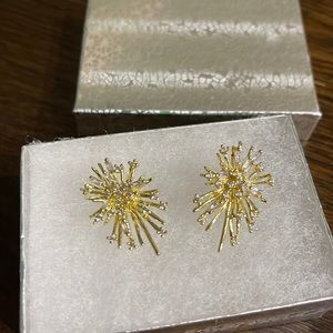2022 Luxury Wedding Star Earrings for Women New Fashion Crystal Pearl